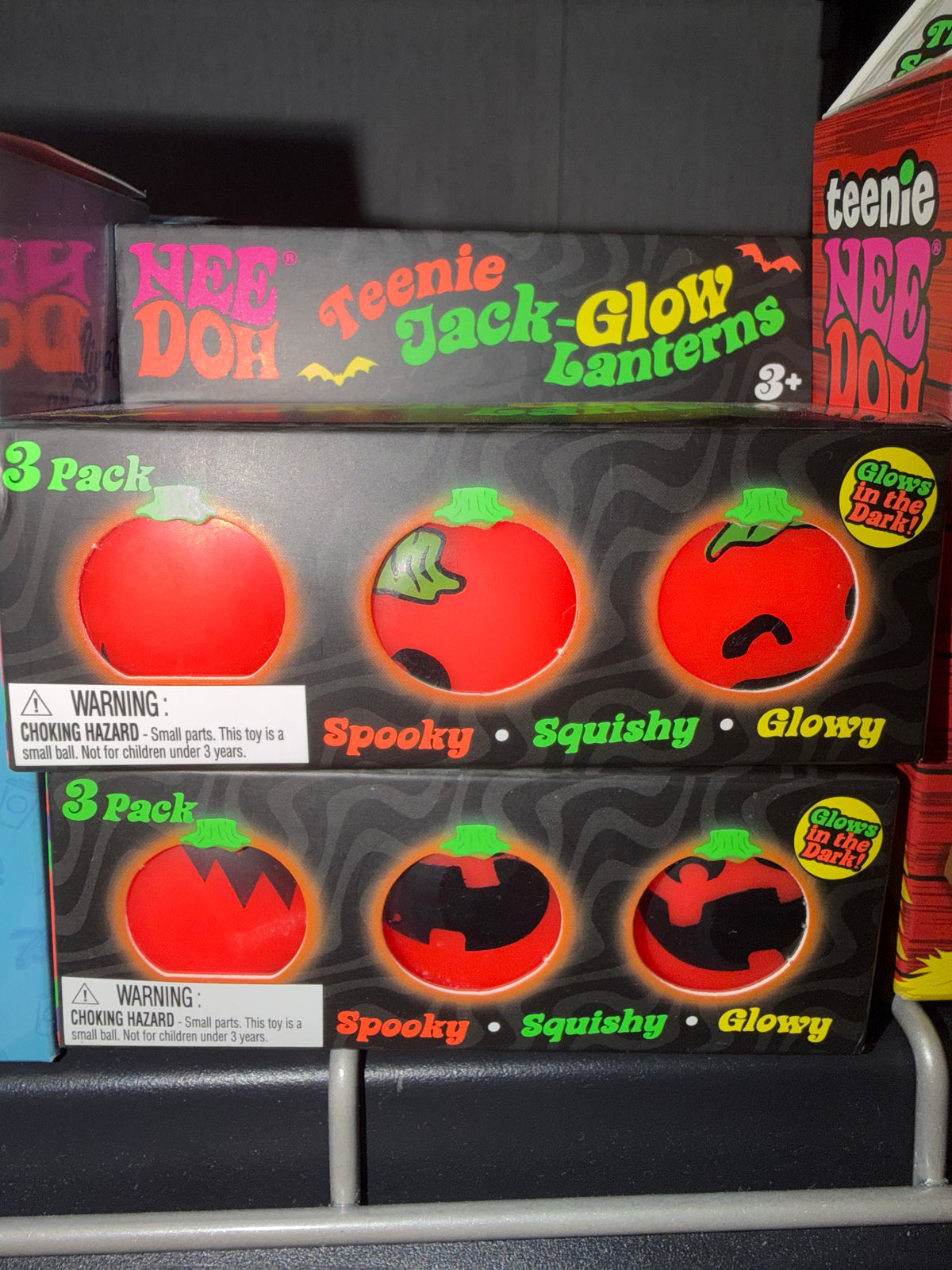 Teenie jack o lantern needoh 3 pack