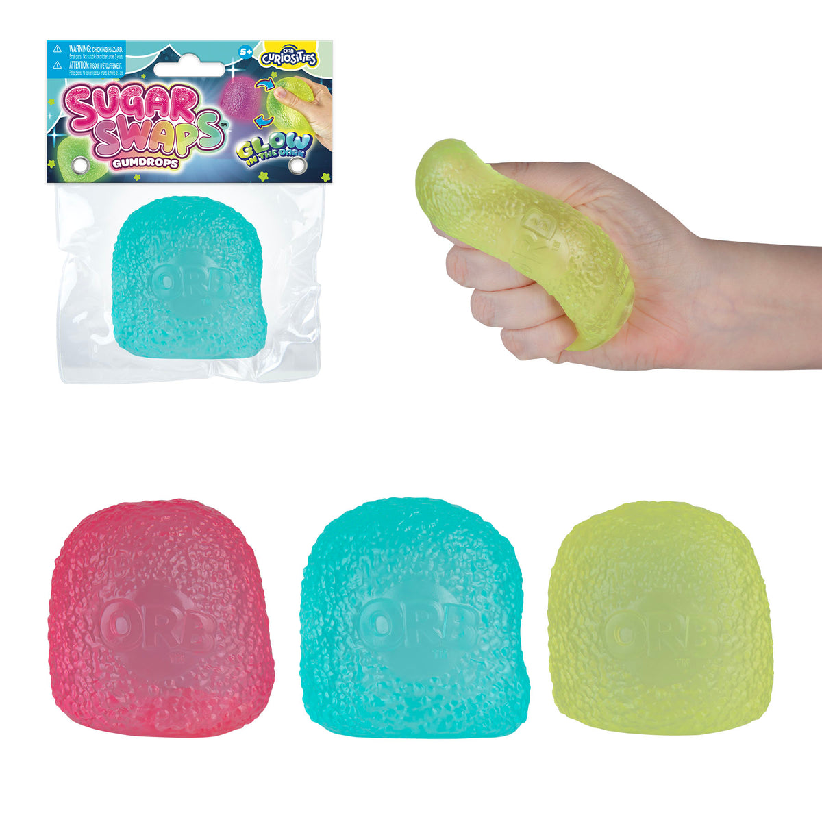 Sugar Swaps Gumdrops Glow in the Dark